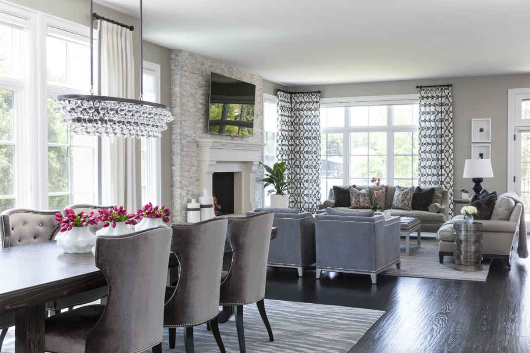 Dining Room And Living Room Interior Design