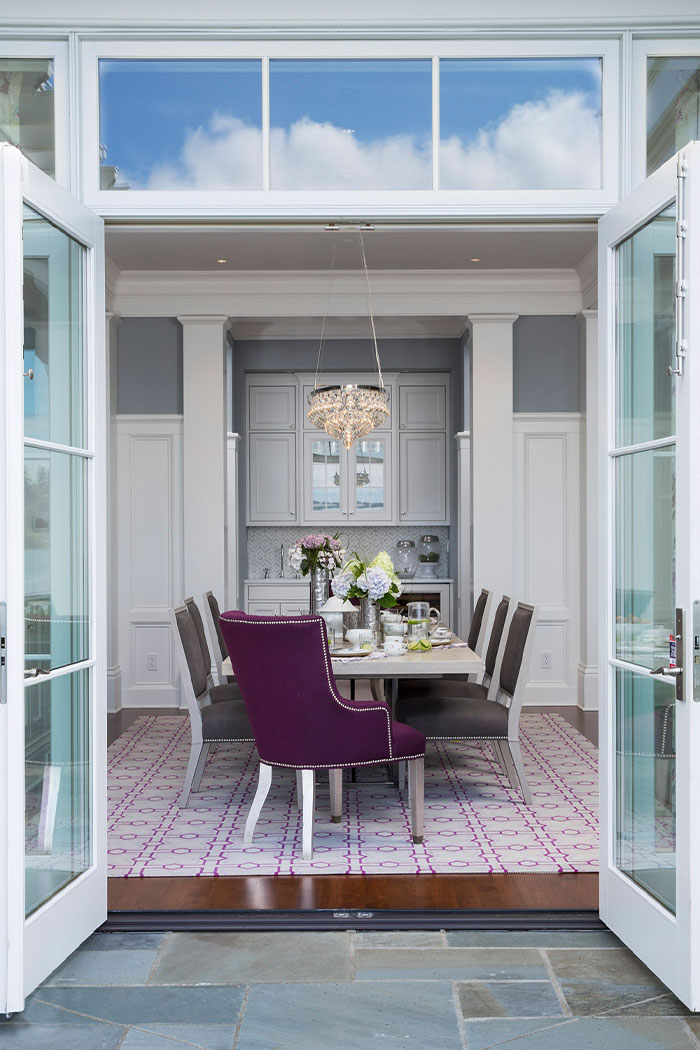 Dining Room Design With French Doors