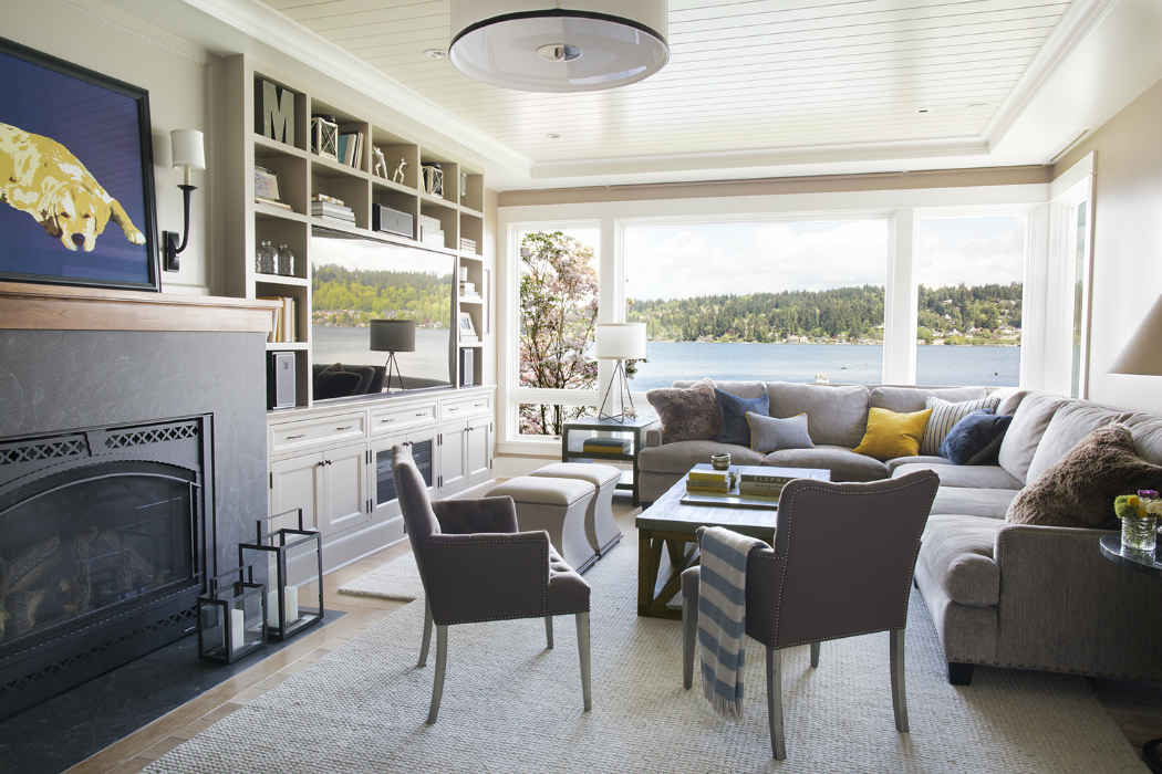 Formal Living Room Interior Design Lakeside Wa