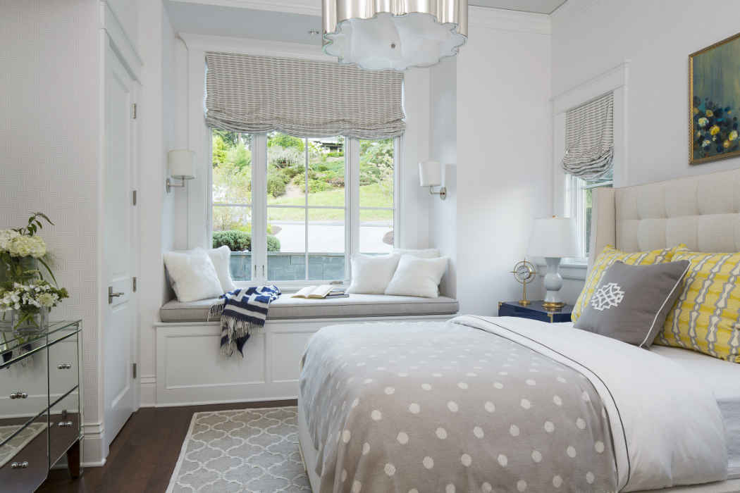 Guest Bedroom With Bay Window