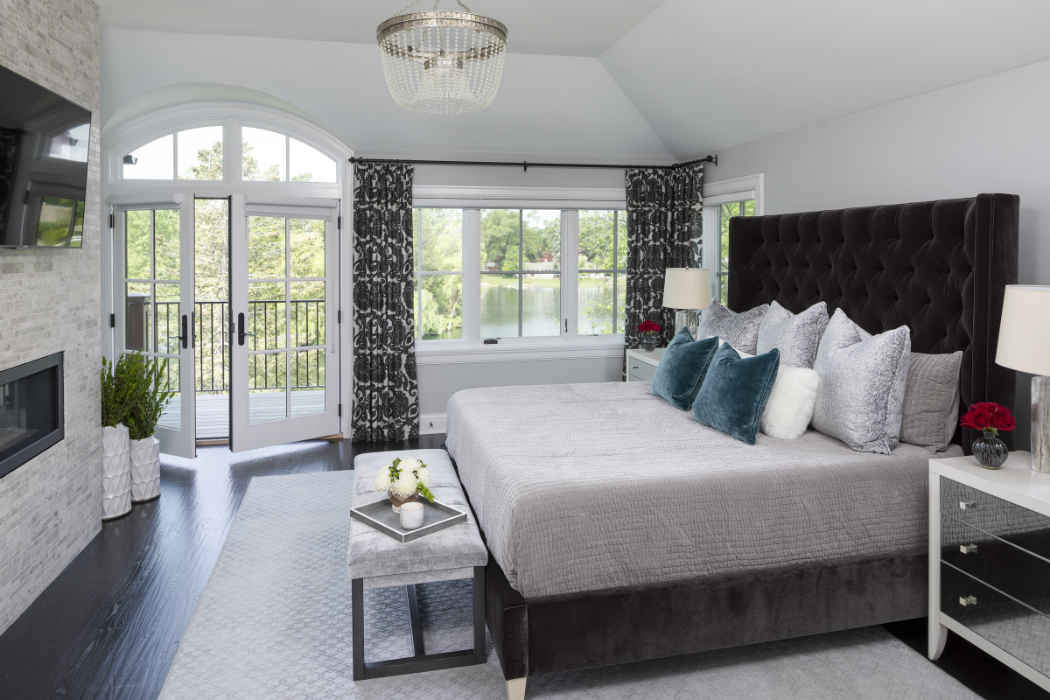 Master Bedroom Design With Fireplace