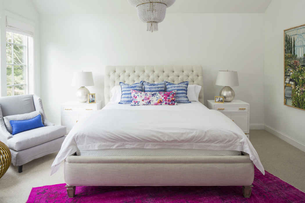 Master Bedroom With Pops Of Color