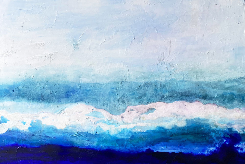 Modern Farmhouse Seascape Art By Julie Ahmad 2