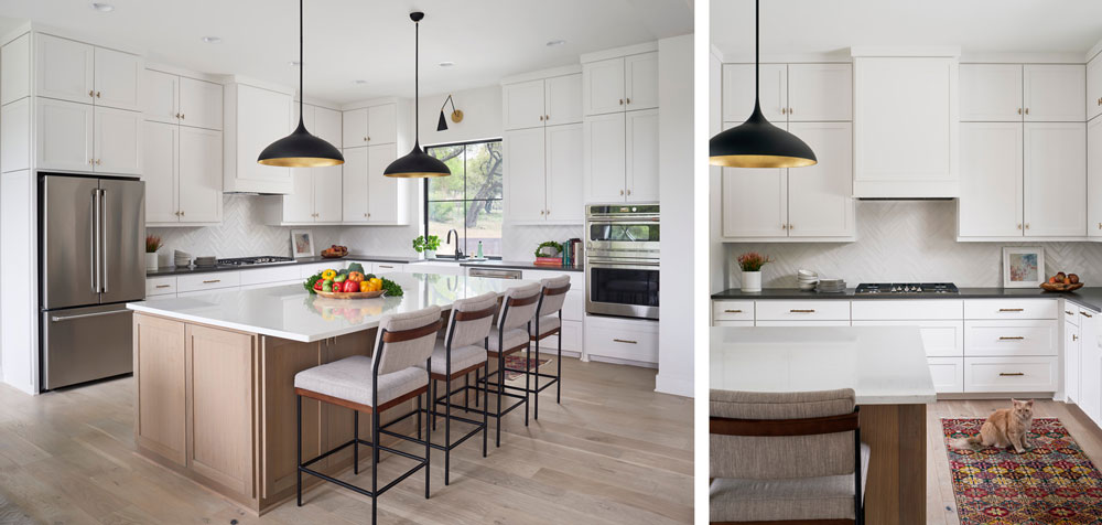 Modern Farmhouse Kitchen Stools And Runner