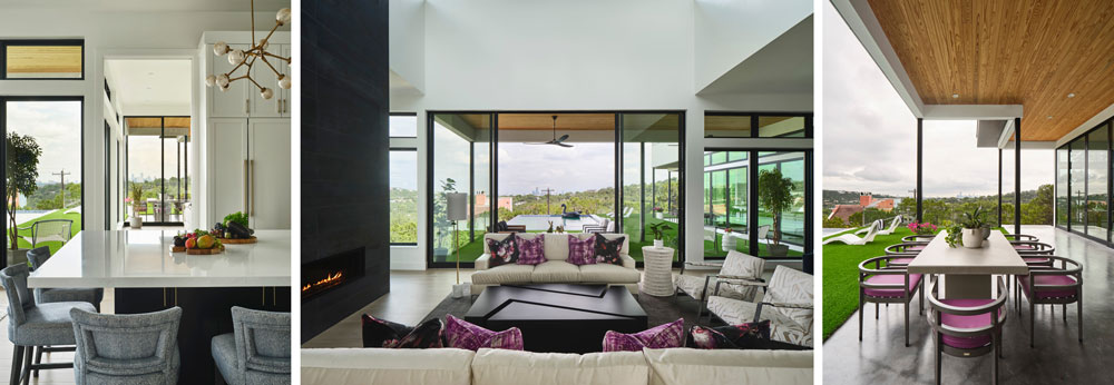 Dazzling house in Austin, Texas lets the family enjoy an indoor