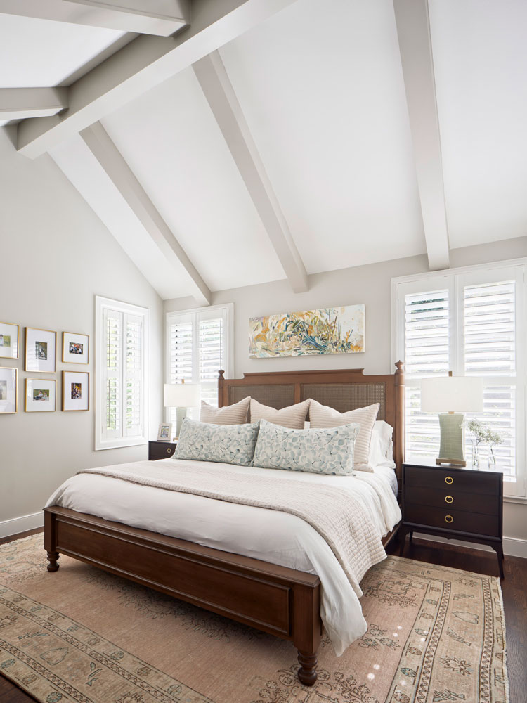 Vaulted Ceiling Primary Bedroom Austin