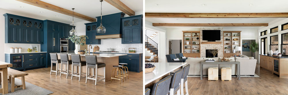 2 Martha O'hara Interiors Lake Home Kitchen Design