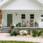 1 Hayward Wi Lake Home Front Porch Design With Green Door