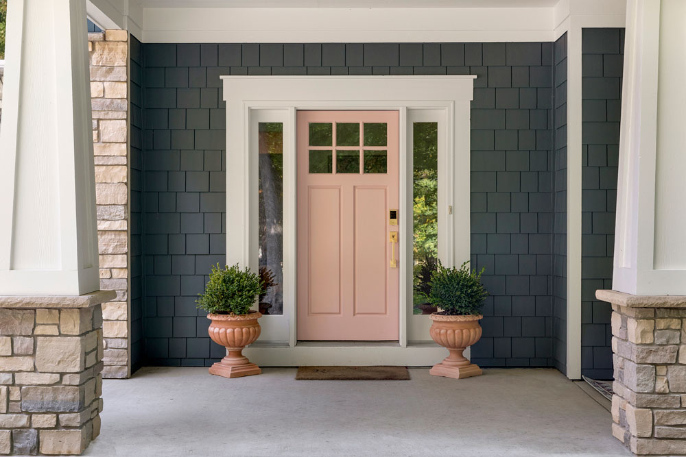 4 Pink Front Door Design