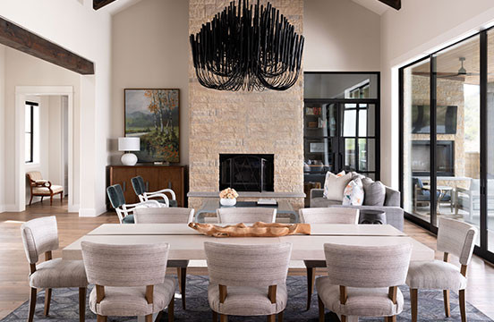 Framing the View: A Hill Country Interior Design Story That Balances Boldness and Beauty 