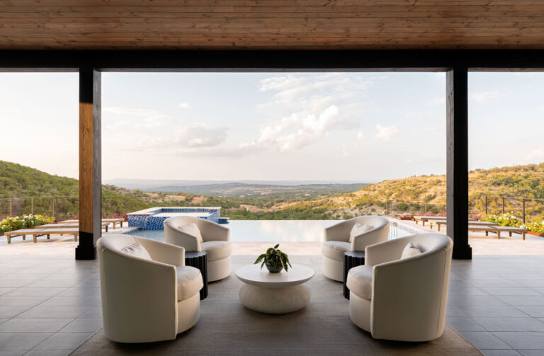 Hill Country Interior Design - Framing the View - O'Hara Interiors