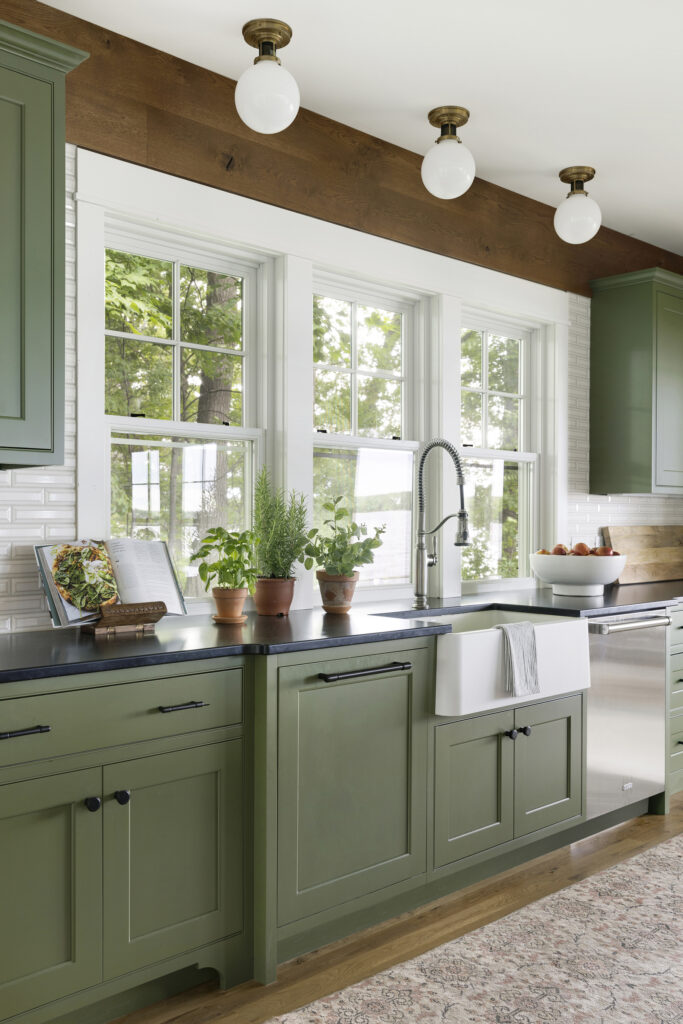 Lake house kitchen paint color, Bonsai