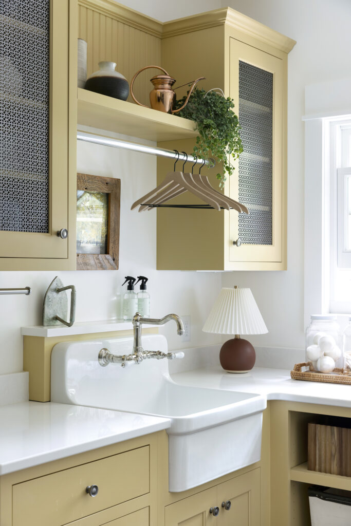 Lake house laundry room paint color, Chestertown Buff