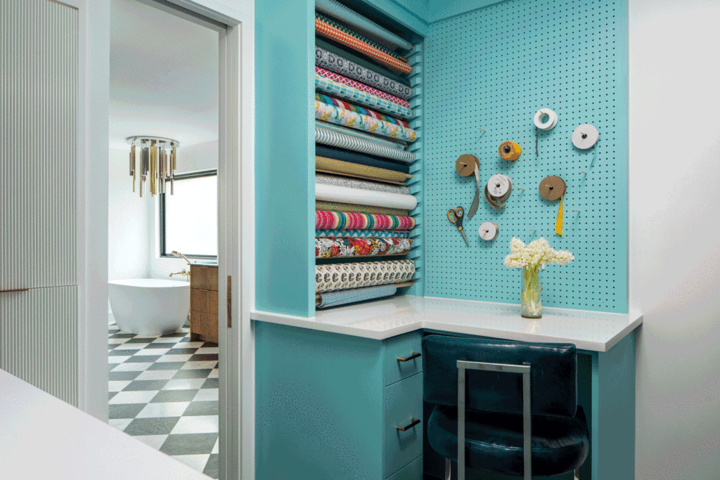 Custom Craft And Yoga Room Design O'hara Interiors