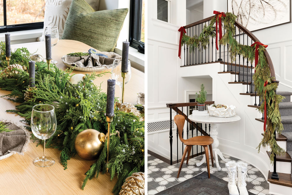 Greenery Holiday Decor By O'hara Interiors